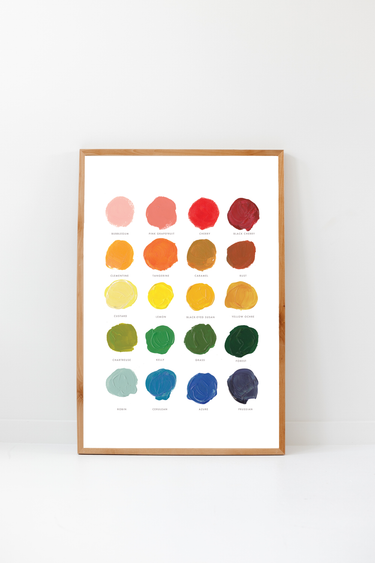 Clementine Kids, Color Mixing Art Print